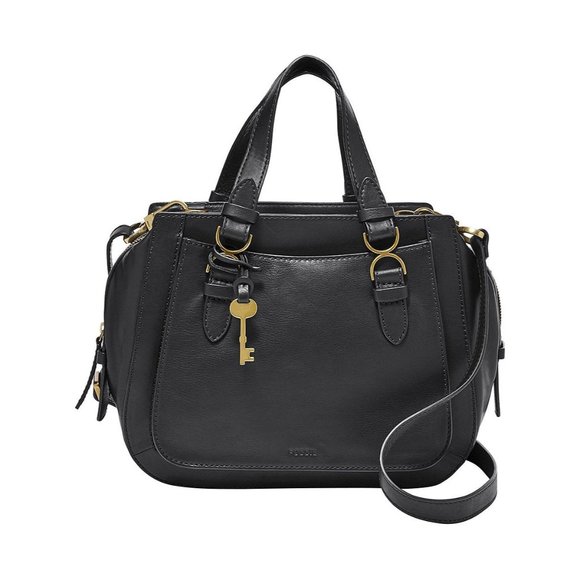 Fossil Handbags - 043 - Fossil Brooke Leather Satchel